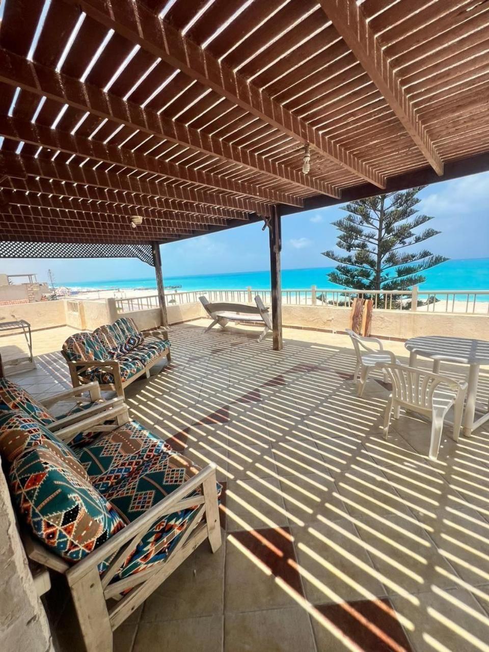 Beachfront Chalet In Green Beach, North Coast El-Alameyn Dış mekan fotoğraf